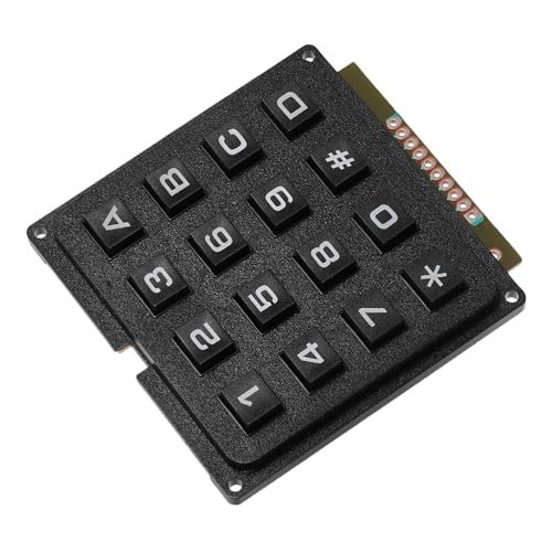 Zerodeko Mikrocontroller -Tastatur Tastaturschalter Klaviatur Tastaturmatte Industrie-Tastatur Tastaturarray Schlüsselmodul Schlüsselarray Schalten Tastenmodul Black Plastik Zerodeko Mikrocontroller -Tastatur Tastaturschalter Klaviatur Tastaturmatte Industrie-Tastatur Tastaturarray Schlüsselmodul Schlüsselarray Schalten Tastenmodul Black Plastik von Zerodeko