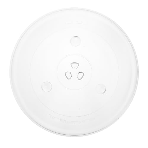 Zerodeko Mikrowellen-plattenspieler Haushalt Zubehör Palettenbrett Weiß Glas Ofen von Zerodeko