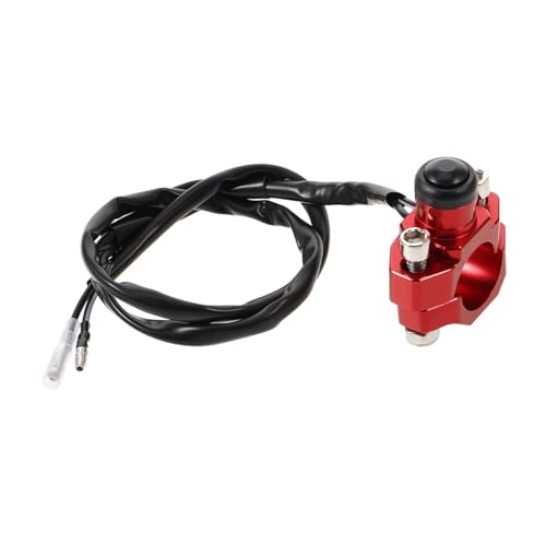 Zerodeko Motorrad Motor Stopp Start Schalter Knopfgehäuse Modifikationsschalter Griff Chrom Funktionstastensteuerung Motorrad Starterknopf Zündung Motorrad Aluminiumlegierung Rot Zerodeko Motorrad Motor Stopp Start Schalter Knopfgehäuse Modifikationsschalter Griff Chrom Funktionstastensteuerung Motorrad Starterknopf Zündung Motorrad Aluminiumlegierung Rot von Zerodeko