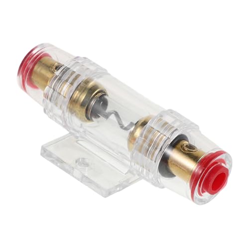 Zerodeko Sicherheitsblase Sicherungsblock Autoradio Car-audio-sicherungsblock Auto-audio-sicherung Mini -anl -sicherungshalter Verstärkersicherungshalter Kupferummantelter Aluminiumdraht von Zerodeko
