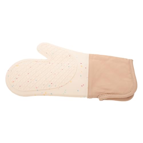 Zerodeko Silikon Ofenhandschuhe Hitzebeständig Zum Kochen Für Die Küche Zum Grillen Zum Backen Für Die Mikrowelle Schutzhandschuhe Wärmeisolierte Handschuhe Grillhandschuhe von Zerodeko