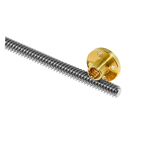 Zerodeko T8 Leitspindel stepper motor schrittmotor steppermotor step motor Leitspindel mit Erweiterbar Schraube mit mit Gewinde Stange Maschine schrauben t-förmige Leitspindel von Zerodeko