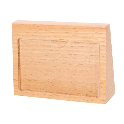 Zerodeko Vertikaler Preisschild Steigleitung Desktop -Stand Preisschildhalter Schilderständer für Zeichen Tischschildhalter aus Holz Etikettenhalter für Warenschilder Anzeigeständer hölzern Zerodeko Vertikaler Preisschild Steigleitung Desktop -Stand Preisschildhalter Schilderständer für Zeichen Tischschildhalter aus Holz Etikettenhalter für Warenschilder Anzeigeständer hölzern von Zerodeko