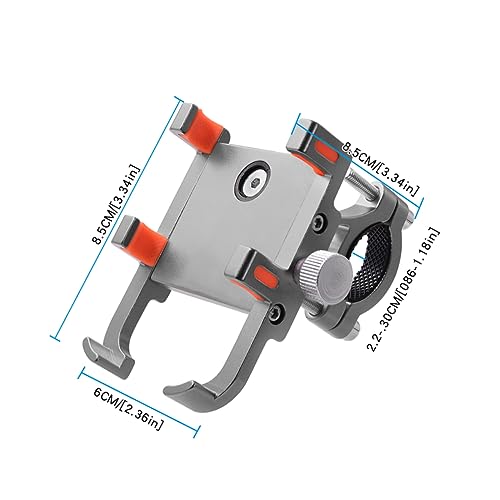 Zerodeko handyhalter Fahrrad Telefon Halterung Telefonhalter für Motorrad Smartphone -Fahrradmontage Schlüssel Navigationstelefon-Unterstützung Telefonständer mit sechs Krallen Silber Zerodeko handyhalter Fahrrad Telefon Halterung Telefonhalter für Motorrad Smartphone -Fahrradmontage Schlüssel Navigationstelefon-Unterstützung Telefonständer mit sechs Krallen Silber von Zerodeko