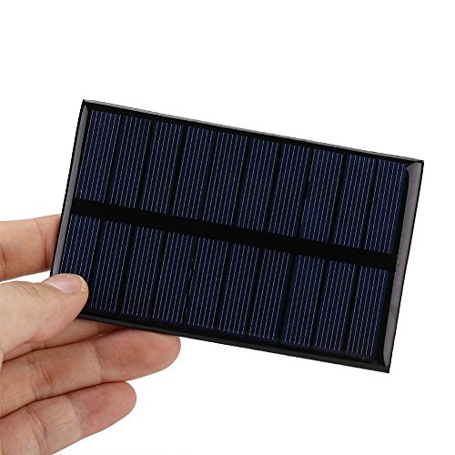 Mini-Solarmodul, 1,2 W, 5 V, hocheffizient, polykristallines Solarpanel, tragbares DIY-Solarmodul, Akku-Ladegerät für Akku, Handy, Spielzeug, Zuhause von Zerodis