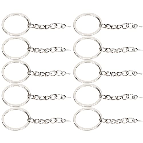 10pcs Schlüsselringlegierung, Schlüsselkettenring -Teile mit Schraubenstiftanschluss, DIY -Zubehör, Verschiedene Größen, Einfach zu Bedienen, für Schlüsselanhänger, Anhänger, Mobiltelefone, Taschen 10pcs Schlüsselringlegierung, Schlüsselkettenring -Teile mit Schraubenstiftanschluss, DIY -Zubehör, Verschiedene Größen, Einfach zu Bedienen, für Schlüsselanhänger, Anhänger, Mobiltelefone, Taschen von Zerodis