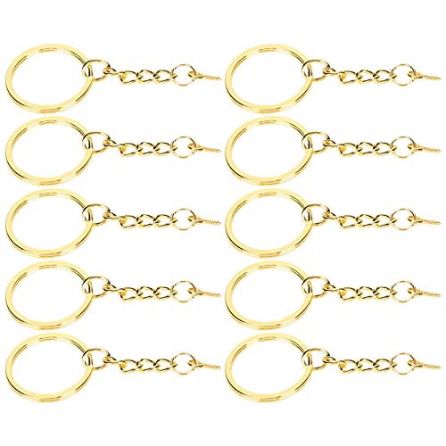 10pcs Schlüsselringlegierung, Schlüsselkettenring -Teile mit Schraubenstiftanschluss, DIY -Zubehör, Verschiedene Größen, Einfach zu Bedienen, für Schlüsselanhänger, Anhänger, Mobiltelefone, Taschen 10pcs Schlüsselringlegierung, Schlüsselkettenring -Teile mit Schraubenstiftanschluss, DIY -Zubehör, Verschiedene Größen, Einfach zu Bedienen, für Schlüsselanhänger, Anhänger, Mobiltelefone, Taschen von Zerodis