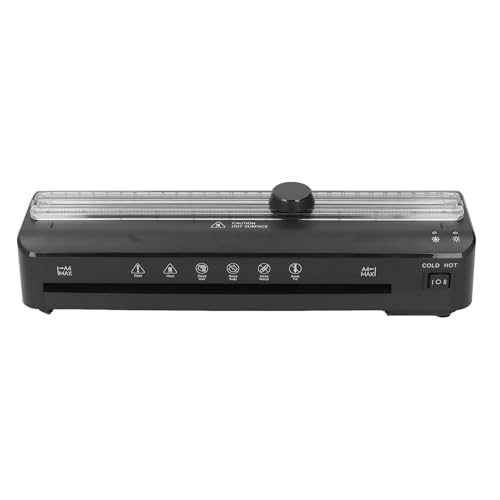 A4 Compact Heizungslaminator mit Cutter für Fotodokument -Menü Zeichnung für Büroangestellte (EU Plug AC220-240V) von Zerodis
