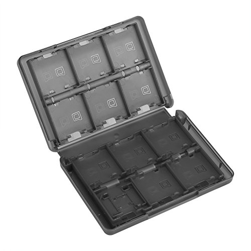 28-in-1-PP-Kunststoff-Videospiel-Speicherkartenetui, Patronen-Aufbewahrungsbox für 3DS DSL DSI LL (schwarz) 28-in-1-PP-Kunststoff-Videospiel-Speicherkartenetui, Patronen-Aufbewahrungsbox für 3DS DSL DSI LL (schwarz) von Zerodis