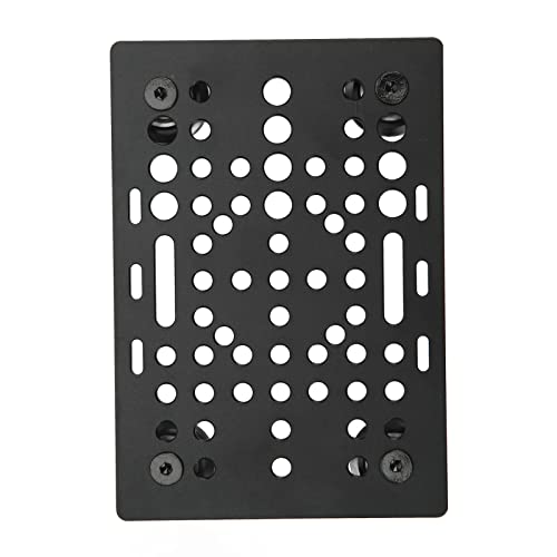 Black Anodized Gardeplatte Aluminiumdrucker Linear Universal Guide für Bohrmaschine (Brett mit 4 Kunststoffrollen und Lagern) von Zerodis
