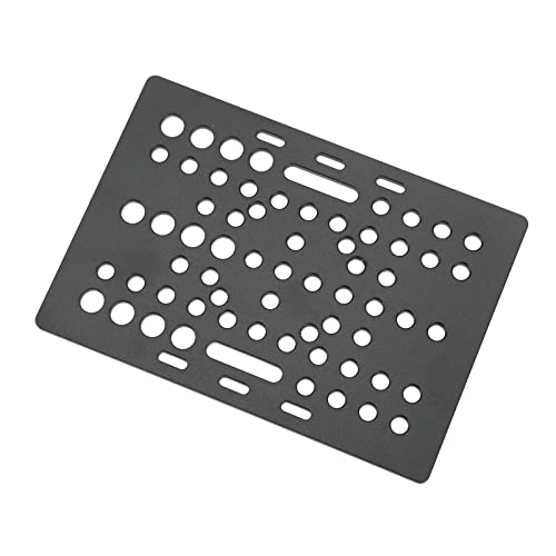 Black Anodized Gardeplatte Aluminiumdrucker Linear Universal Guide für Bohrmaschine (Planke) von Zerodis