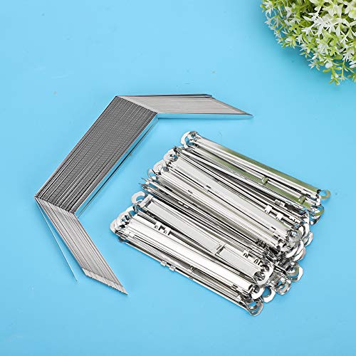 File Fasteners and Prongs Iron Binder Clip Paper Prong Fastener Binding Clamp 80mm Hole Pitch for 350Sheets A4 Paper 50pcs Paper Fasteners 2 Hole Iron Binder File Fasteners and Prongs Iron Binder Clip Paper Prong Fastener Binding Clamp 80mm Hole Pitch for 350Sheets A4 Paper 50pcs Paper Fasteners 2 Hole Iron Binder von Zerodis