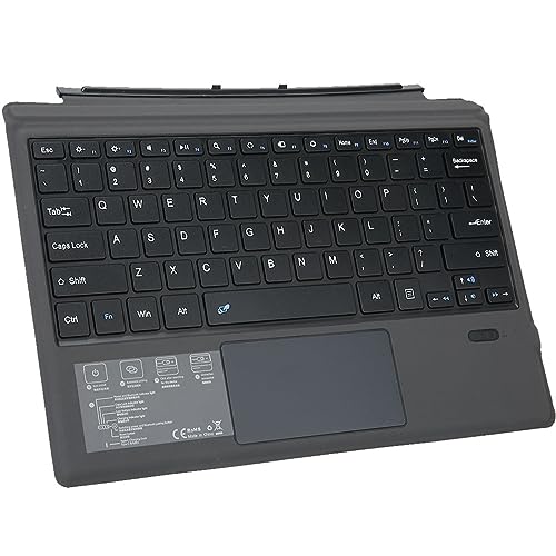 Kabellose Tastatur, Magnetische Absorption, Tastatur, Scherenfüße, Starke Kompatibilität, Multifunktions-Trackpad für Pro3/4/5 Tablet PC von Zerodis