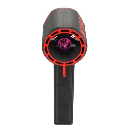 Leistungsstarke Turbo -Lüfter Elektrisch Luft Duster Komprimierte Luftfonds Mini -Gebläse Turbo Lüfter Kabelluftluft Duster 64 mm Kanal 8000 MAh Effiziente Tragbarer Staubgebläse für (EU-Stecker) von Zerodis