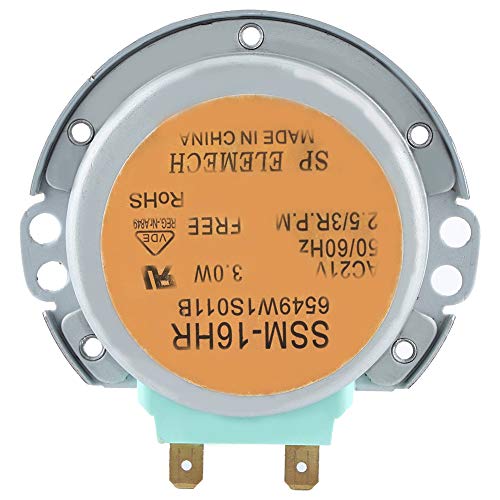 Mikrowellen-Plattenspieler-Motor Passend für Mikrowellen-Backofen SSM-16HR Serie 6549W1S011B Mikrowellen-Plattenspieler-Motor AC 21V Mikrowellen-Plattenspieler-Motor Passend für Mikrowellen-Backofen SSM-16HR Serie 6549W1S011B Mikrowellen-Plattenspieler-Motor AC 21V von Zerodis