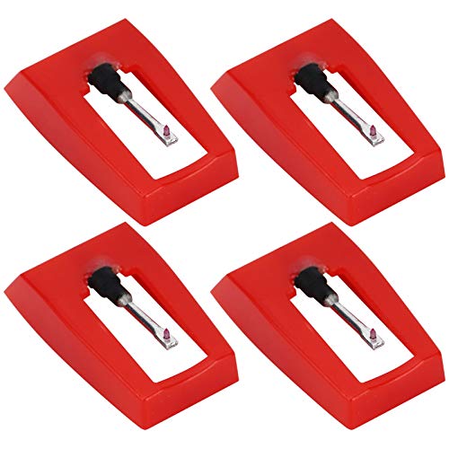 Plattenspieler, Nadel 4 Stück Abs + Aluminium Turntable Needle Plattenspieler Stylus Ersatznadeln Konische Diamant Keramik Phonograph Stylus Nadel Plattenspieler, Nadel 4 Stück Abs + Aluminium Turntable Needle Plattenspieler Stylus Ersatznadeln Konische Diamant Keramik Phonograph Stylus Nadel von Zerodis