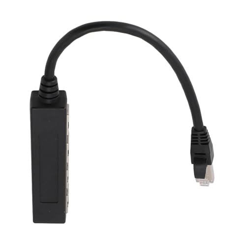 RJ45-Netzwerk-Splitter, 1 Bis 4 Port Dual-Computer-Sharing-Ethernet-Splitter für Computer von Zerodis