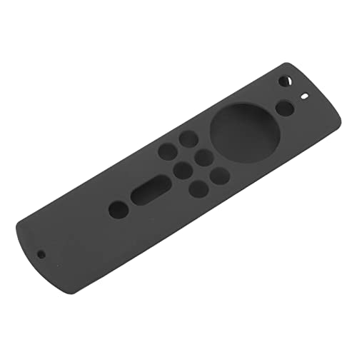 Stoßdichtes, Rutsches Silikongehäuse für Fire TV Stick 4K 2018 Fernbedienung mit Voller Zugänglichkeit, Tragbare Elektronische Geräteabdeckung für Haustierbesitzer (Grey) von Zerodis