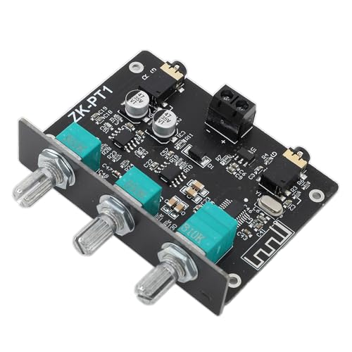 ZK PT1 Wireless BT 5.0 Decoder Board Decoder Board Modul 2 Kanal Stereo AUX Ausgang BT Empfänger Verstärker Board mit Höhen Bass Steuerung DC5-24V von Zerodis