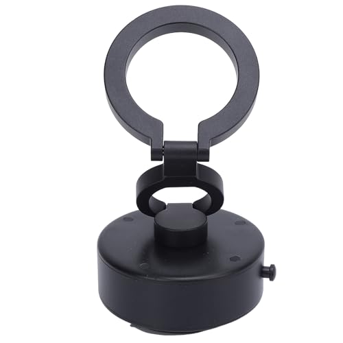 Zerodis 360 Rotierende Magnetauto -Telefonhalter Elektrische Magnetsaugauto -Autohalterung für Magnet Telefonhalter Breite Anwendbarkeit für Verschiedene Oberflächen, Grau (Black) von Zerodis