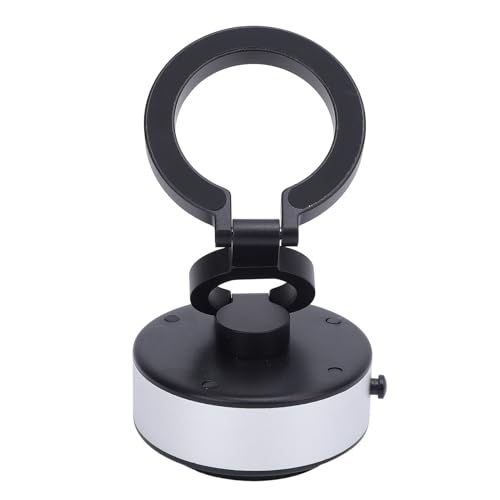 Zerodis 360 Rotierende Magnetauto -Telefonhalter Elektrische Magnetsaugauto -Autohalterung für Magnet Telefonhalter Breite Anwendbarkeit für Verschiedene Oberflächen, Grau (Silver) von Zerodis