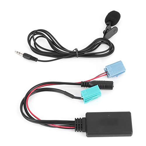 Zerodis Hochqualität 6Pin Audio Cable Car Stereo -Aux -Adapter für Clio/Espace/, Einfach zu Bedienen mit Mikrofon Zerodis Hochqualität 6Pin Audio Cable Car Stereo -Aux -Adapter für Clio/Espace/, Einfach zu Bedienen mit Mikrofon von Zerodis