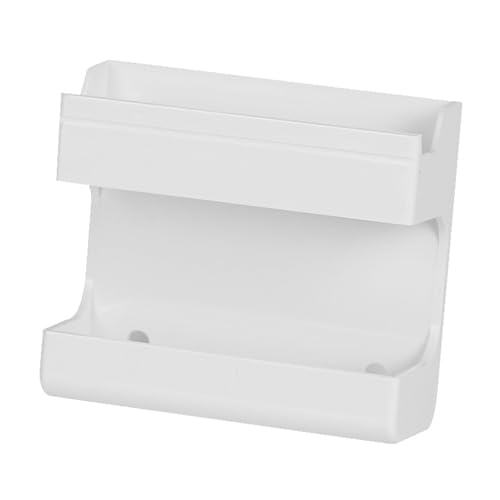 Zerodis Plastik -Wandhalter mit Wandmontage mit Praktischem Speicher Starkes Klebstoff Stilvolles Design für TV -Fernbedienung von Zerodis