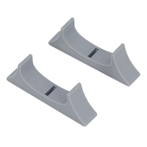 Zerodis Robuster Konsolenhalter Vertikaler Stand für U mit Verbessertem Kühlungsdesign, Bequemes Display für die U -Konsole (Gray) von Zerodis