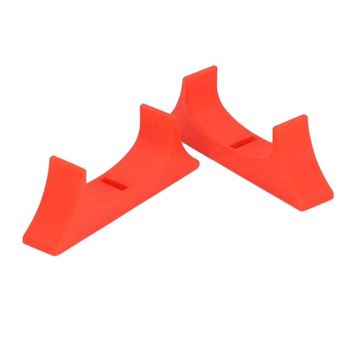 Zerodis Robuster Konsolenhalter Vertikaler Stand für U mit Verbessertem Kühlungsdesign, Bequemes Display für die U -Konsole (Rot) von Zerodis