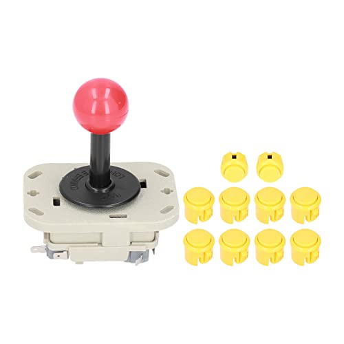 Zerodis Stick Mechanische Taste, Bequemer Griff Joystick-Tasten für Kampfspiel PC-Spiel Street Game Playing Zerodis Stick Mechanische Taste, Bequemer Griff Joystick-Tasten für Kampfspiel PC-Spiel Street Game Playing von Zerodis
