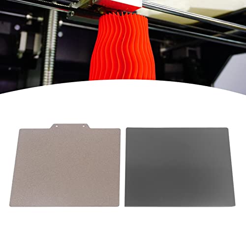Doppelseitige, mit PEI-Pulver Besprühte Flexible Druckplattform aus Magnetischem Federstahl, Kompatibel mit den Meisten 3D-Druckermodellen, Starke Haftung für Perfekte Drucke von Zerone