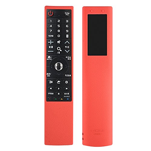 TV-Fernbedienung für LG AN-MR700, staubdicht, stoßfest, Silikon-Schutzhülle für LG AN-MR700 Fernbedienung (rot), TV-Video-Heim-Audio von Zerone