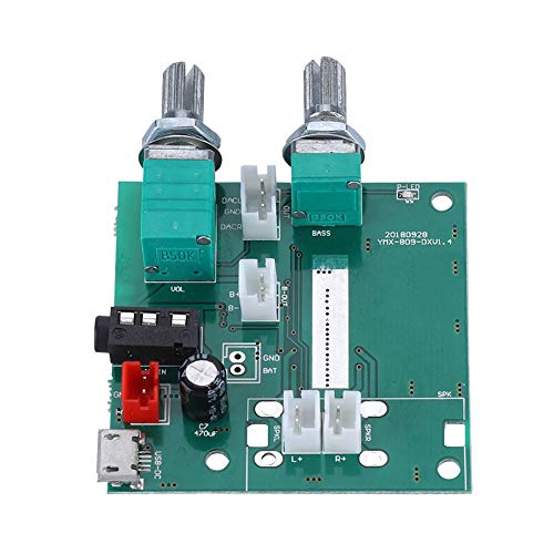Zerone 20 Watt Digital Power Verstärker Board 2.1 Dual-Kanäle Stereo AMP Modul 5V DIY Subwoofer Audio Bluetooth Lautsprecher von Zerone