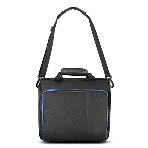 Zerone Große Kapazität Travel Storage Tragetasche, Tragbare Schützende Schultertasche Handtasche für Playstation 4 Console Tragetasche Zubehör von Zerone