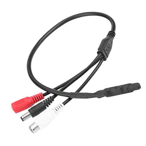 Zerone Hochempfindliches Audio-Tonabnehmer-Gerät, Mini-Mikrofon für CCTV-Überwachungskamerasystem, Recorder-Sound von Zerone
