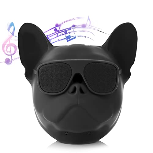 Zerone Kreativer Lautsprecher in Hundeform, tragbarer Musik-Player mit Stereo-Sound in Form eines Hundes, kabelloser Bluetooth-Lautsprecher von Zerone