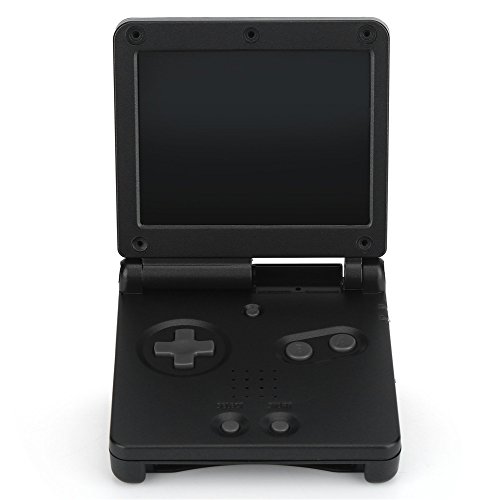 Zerone Shell Case für Gameboy SP, Ersatz Gehäuse Shell Case Cover Reparatur Kit für Nintendo Game Boy Advance GBA SP , Kunststoff (Schwarz) von Zerone