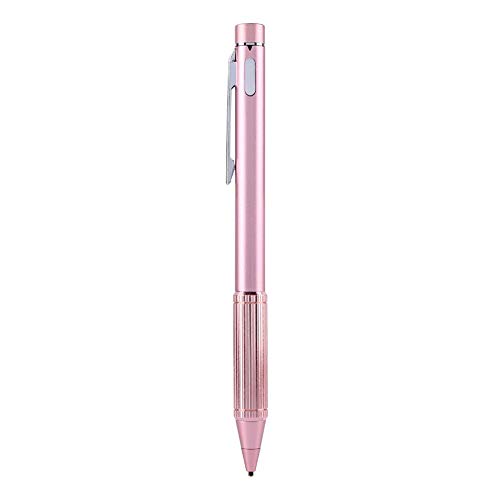 Zerone Ultrafeiner 1,45 mm Eingabestift, hochpräziser kapazitiver Stift für Smartphone Tablets Touchscreen (Roségold) von Zerone