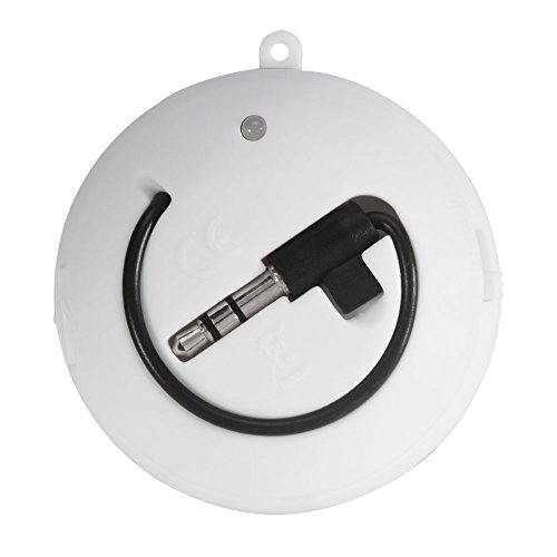Zerone WLAN-Lautsprecher, Tragbare -Reise-Lautsprecher mit 3,5-mm-Aux-Audio-Klinkenstecker in klarem Bass Eingebaute Batterie für Smartphone, und Computer(Weiß) von Zerone