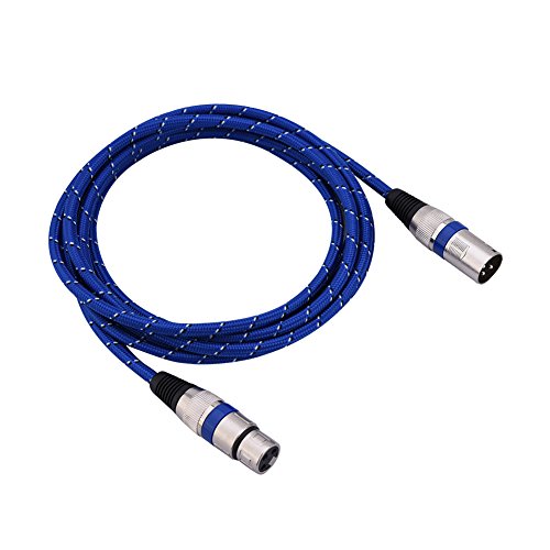 Zerone XLR Kabel 1: 1/1,8/3/5/10/15 / 20m Micro Kabel XLR 3Pin Audiokabel Symmetrisches XLR/Mic Patchkabel für Verstärker Mikrofon-Mixer(3m) von Zerone