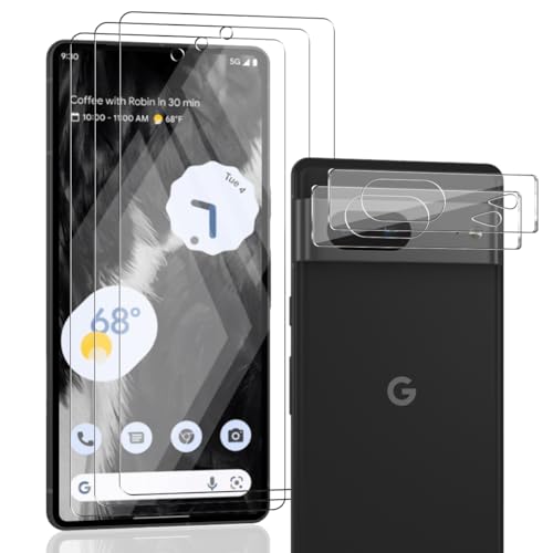 Zerrshoo Schutzfolie für Google Pixel 7, Google Pixel 7 Panzer Schutz Glas 3 Stück und Google Pixel 7 Kameraschutz Schutzfolie 2 Stück, Kratzfest Panzerfolie für Google Pixel 7 Zerrshoo Schutzfolie für Google Pixel 7, Google Pixel 7 Panzer Schutz Glas 3 Stück und Google Pixel 7 Kameraschutz Schutzfolie 2 Stück, Kratzfest Panzerfolie für Google Pixel 7 von Zerrshoo
