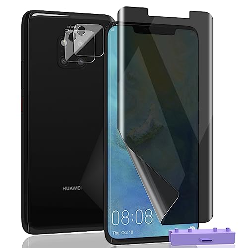 Zerrshoo Schutzfolie für Huawei Mate 20 Pro Sichtschut Weich TPU Folie 1 Stück und Mate 20 Pro Kameraschutz Panzer Schutz Glas 2 Stück, Displayschutz Anti-Spy Privatsphäre Blickschutzfolie Zerrshoo Schutzfolie für Huawei Mate 20 Pro Sichtschut Weich TPU Folie 1 Stück und Mate 20 Pro Kameraschutz Panzer Schutz Glas 2 Stück, Displayschutz Anti-Spy Privatsphäre Blickschutzfolie von Zerrshoo
