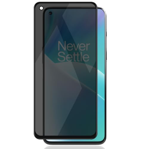 Zerrshoo Schutzfolie für OnePlus Nord 2T 5G Sichtschut, OnePlus Nord 2T Anti-Spy Privatsphäre Panzer Schutz Glas, Displayschutz Schutzfolie Privacy [1 Stück ] - 9H Panzerfolie/Kratzfest von Zerrshoo