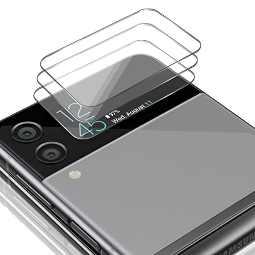 Zerrshoo Schutzfolie für Samsung Galaxy Z Flip 3 äußere Displayschutz, Galaxy Z Flip 3 Panzer Schutz Glas, Z Flip 3 Schutzglas, Pixel 7a Panzerfolie, für Z Flip3 äußere [3 Stück] - 9H Kratzfest von Zerrshoo