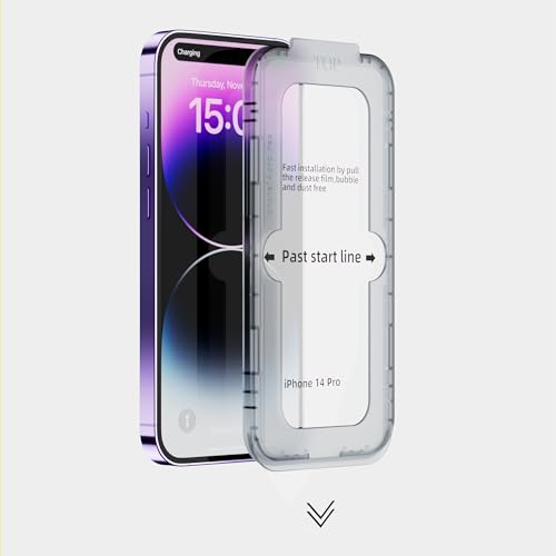 Zerrshoo Schutzfolie für iPhone 14 Pro, iPhone 14 Pro Panzer Schutz Glas 1 Stück, Panzerfolie für iPhone 14 Pro, mit Installationswerkzeug Displayschutz für iPhone 14 Pro Zerrshoo Schutzfolie für iPhone 14 Pro, iPhone 14 Pro Panzer Schutz Glas 1 Stück, Panzerfolie für iPhone 14 Pro, mit Installationswerkzeug Displayschutz für iPhone 14 Pro von Zerrshoo