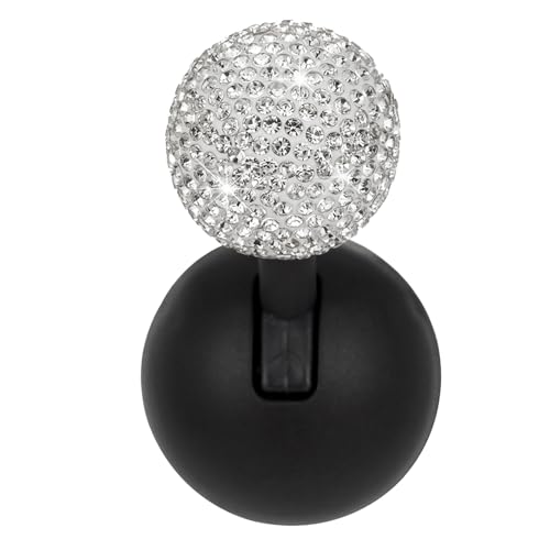 Auto Button Starthebel | Dekorative Ein Start Strass Ball Bar Rocker Joystick, Auto Ein Startrocker Für LKW, RV, Cabrio Car von Zestivra