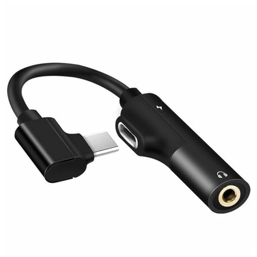 Kopfhörer Audio Adapter - USB C auf 3,5 mm Buchse und Ladedongle - 2-in-1 Konverter für Musik und Leistung - kompatibel mit Tablets von Smartphones für Sound von Zestivra