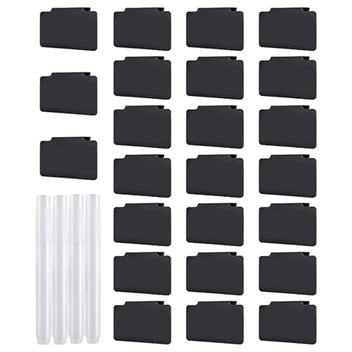 Kreidekorb -Etiketten - Wiederverwendbare Speicher -Tags mit 4 Kreidemarkierungen, einfach zu reinigen Organisieren von Etiketten | Perfekt für Küche, Speisekammer, Badezimmerablagerungen, klare Marke Kreidekorb -Etiketten - Wiederverwendbare Speicher -Tags mit 4 Kreidemarkierungen, einfach zu reinigen Organisieren von Etiketten | Perfekt für Küche, Speisekammer, Badezimmerablagerungen, klare Marke von Zestivra