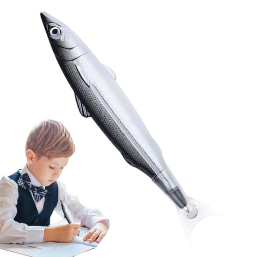 Lustige Stifte - Niedliche Tintenstifte | Niedliche Kreative Stifte In Fischform, Realistische Fischdekoration, Schwarze Tinte, Meerestier-Kugelschreiber Für Angelpartys, Fischdekoration Lustige Stifte - Niedliche Tintenstifte | Niedliche Kreative Stifte In Fischform, Realistische Fischdekoration, Schwarze Tinte, Meerestier-Kugelschreiber Für Angelpartys, Fischdekoration von Zestivra