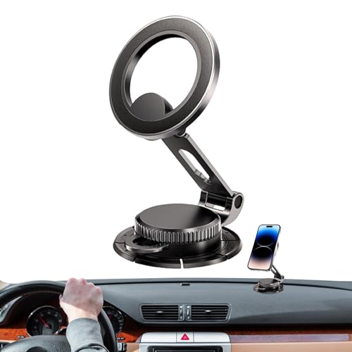 Magnetische Handyhalterung für das Auto: Besitzer von magnetischen Autotelefonen, magnetische Armaturenbrett-Telefonhalterung, 360-Grad-Telefonhalterung für sicheres Fahren von Zestivra